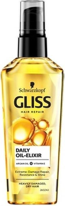 Schwarzkopf Gliss Kur - Daily Oil Elixir Nourishing Hair Elixir From Oil To Daily Use 75Ml (75 ml)