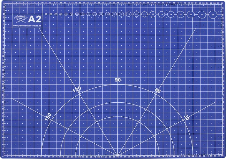 Produktbild Snyderline Schneidematte A2 blau schwarz (45 x 60 cm)
