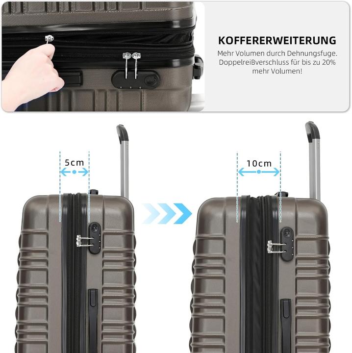 Produktbild Beibye 3-teiliges Reisekoffer-Set (115 l)