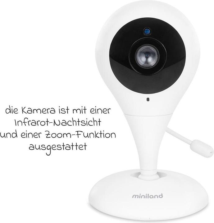 Produktbild Miniland DIGIMONITOR 2.4" (Babyphone mit Kamera, 250 m)