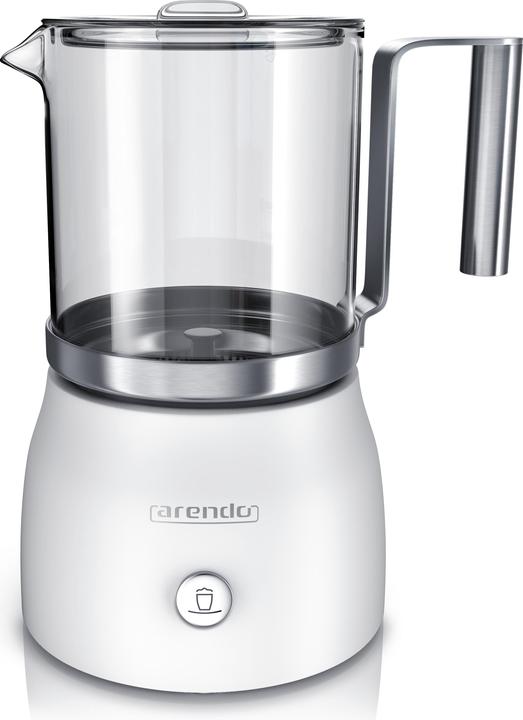 Actual product image Arendo Milk frother 600 W, 6 functions, removable heat-resistant glass attachment, Quiet, Power-saving (25 cl)