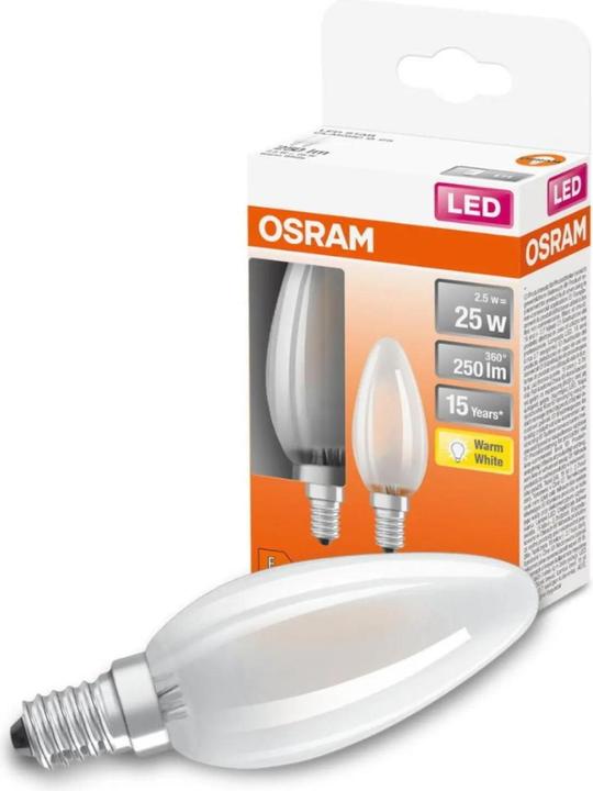 Immagine prodotto Osram Star Classic B25 (E14, 2.50 W, 250 lm, 6 x, F)