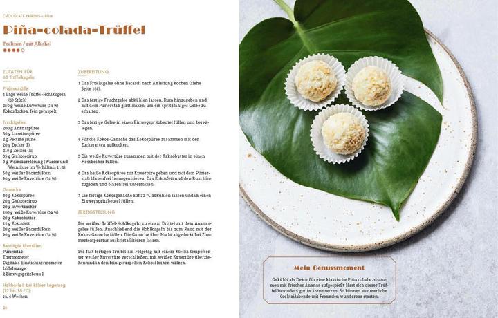 Produktbild Schokolade & Drinks edel kombiniert (Deutsch, Antonia Wien, Nele Marike Eble, 2023)