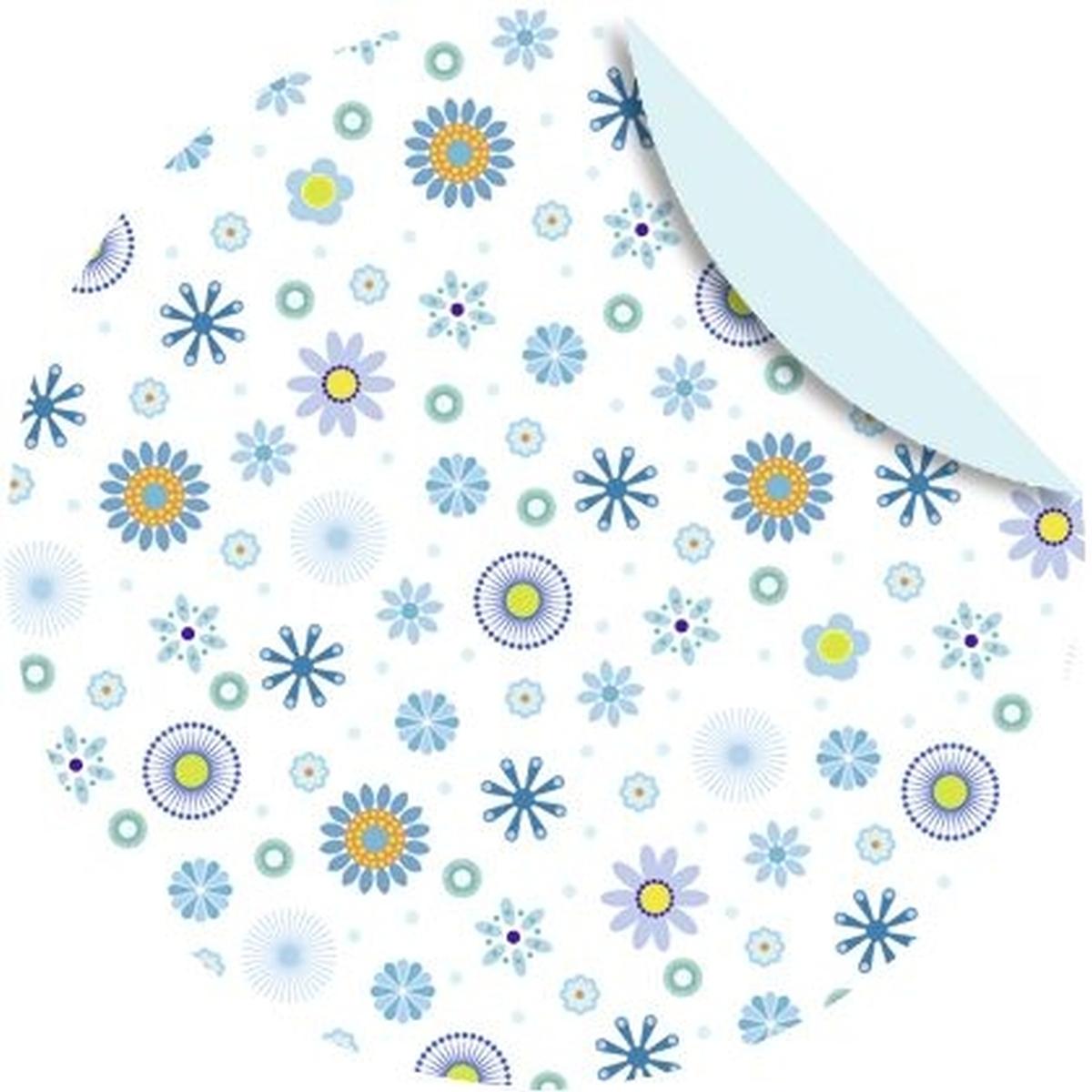 Ursus, Bastelpapier, Faltblätter Florentien 'Millefleurs' 80g/qm 10cm rund VE=65 Blatt Motiv 5 (80 g/m², 1 x)