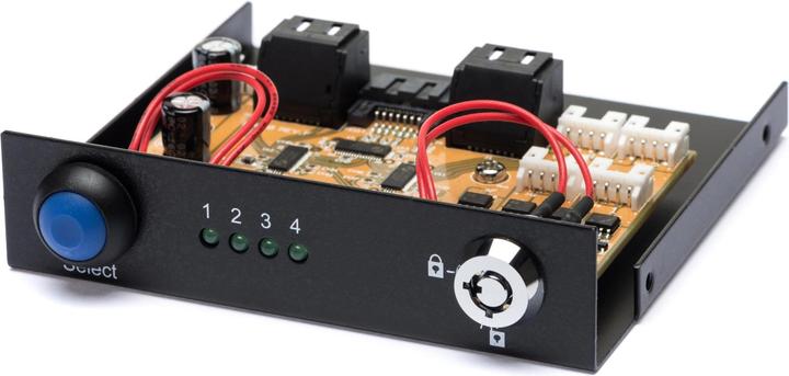 Actual product image Exsys EX-3465, Switch from 1 SATA to 4 SATA hard disks