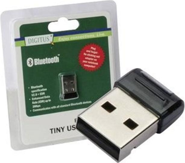 Image du produit Digitus Adaptateur nano USB Bluetooth 5.0 (Emetteur & Récepteur)