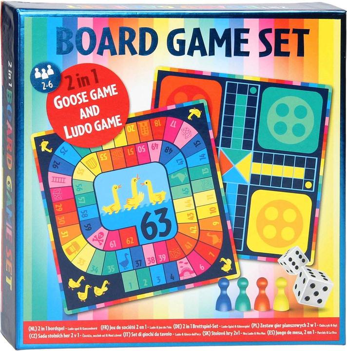 Actual product image Wins Holland Children's game Ludo / Game of Goose 2in1 (English)