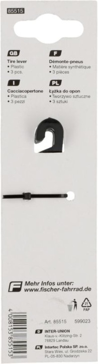 Immagine prodotto Fischer Leva per pneumatici per biciclette 85515