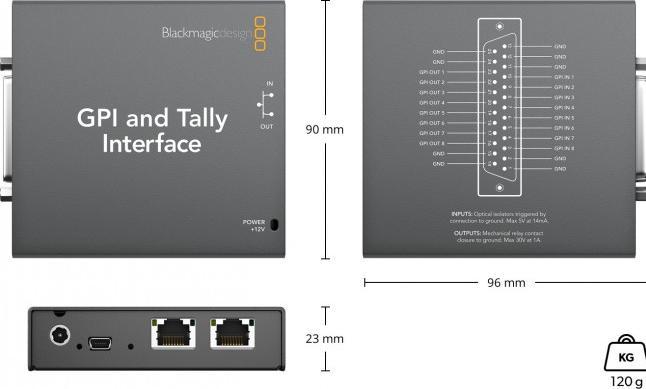 Produktbild Blackmagic Design ATEM GPI and Tally Interface (Digital -> Digital)