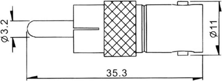 Produktbild Velleman CBNC21 BNC-Buchse / Cinch-Stecker