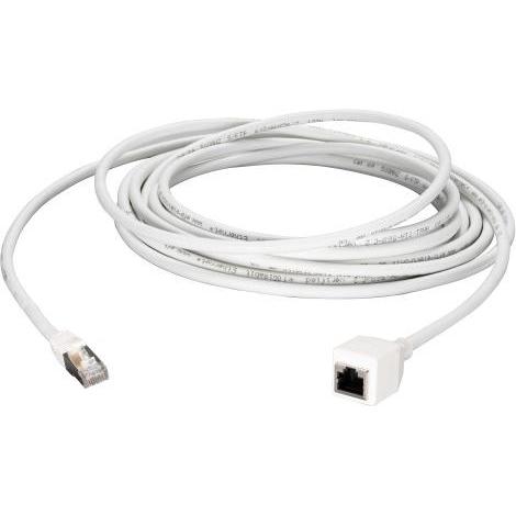 EFB Elektronik RJ45 Patchkabelverlängerung Cat.6A, S/FTP, AWG26, weiss, 5m (S/FTP, CAT6a, 5 m), Netzwerkkabel