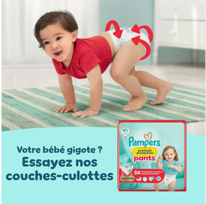 Actual product image Pampers Premium Protection (Size 4+, Monthly box, 162 pcs.)