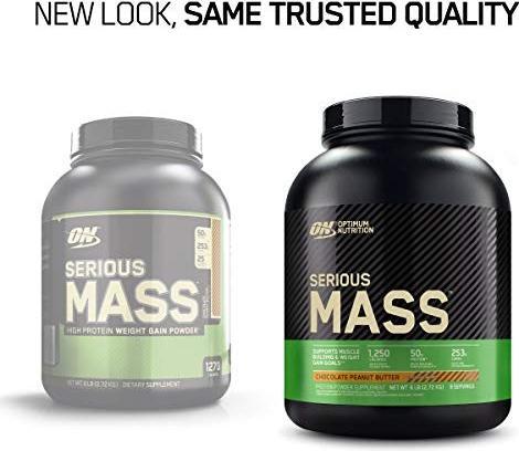 Actual product image Optimum Nutrition Serious Mass (Cookies and Cream, 1 pcs., 5450 g)