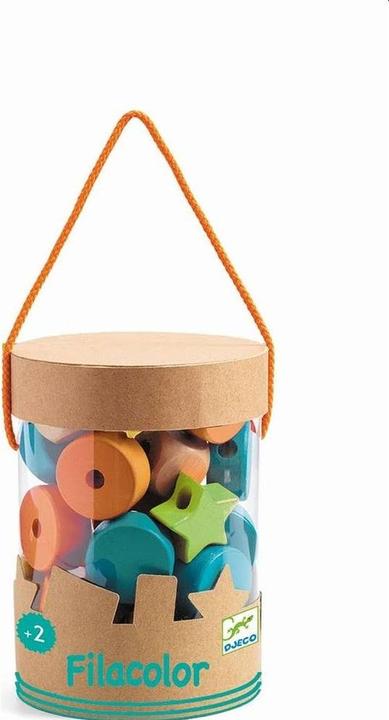 Actual product image Djeco Filacolor threading game