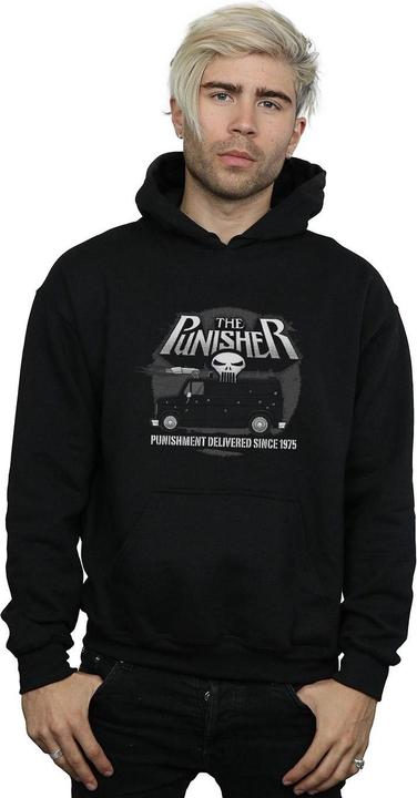 Immagine prodotto The Punisher Battle Van Felpa con Cappuccio Uomo (4XL)