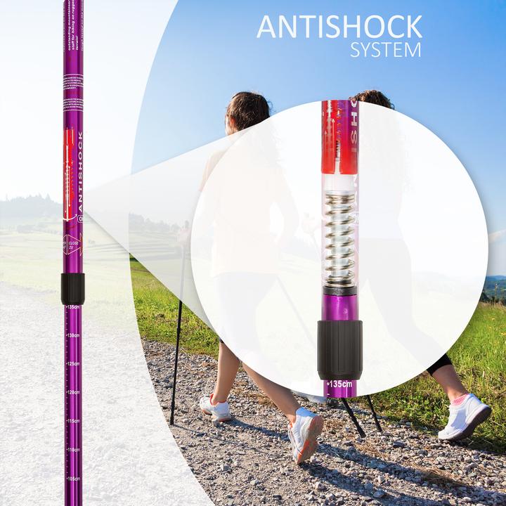 Produktbild tectake Nordic Walking (138 cm)