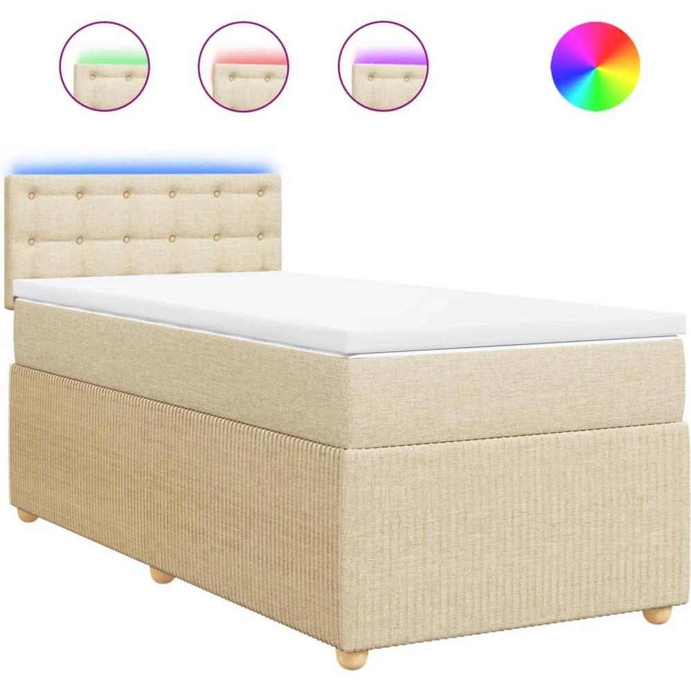 Thumbnail - VidaXL, Bett, Leanora (90 x 190 cm)