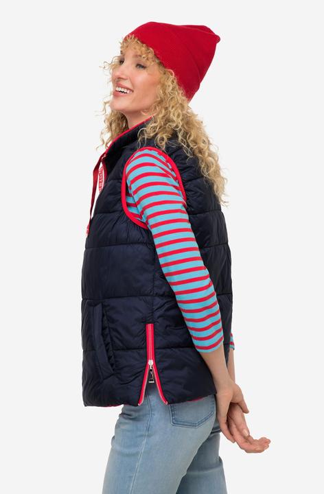 Immagine prodotto Laurasøn Wende-Weste, Stepp, Stehkragen, Zipper, je 2 Taschen (M)
