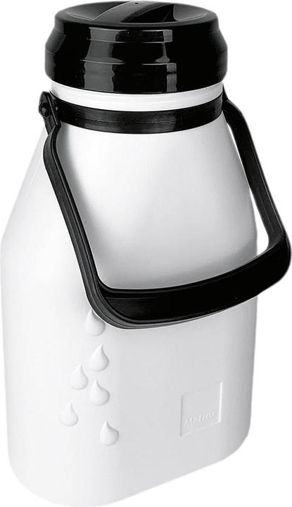 Metrox 2-litre plastic milk jug with tight screw cap - Leak-proof and high-quality (2 l)