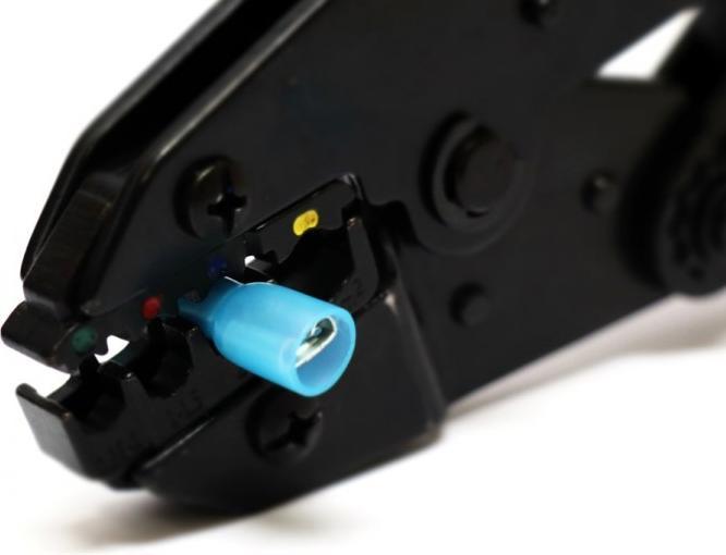 Actual product image EP Flat connector sleeve WP 6.3 x 0.8 mm, female, blue, 10 pcs.
