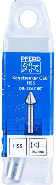 Actual product image Pferd Countersink HSS DIN 334 C60° 20 mm (20 mm)