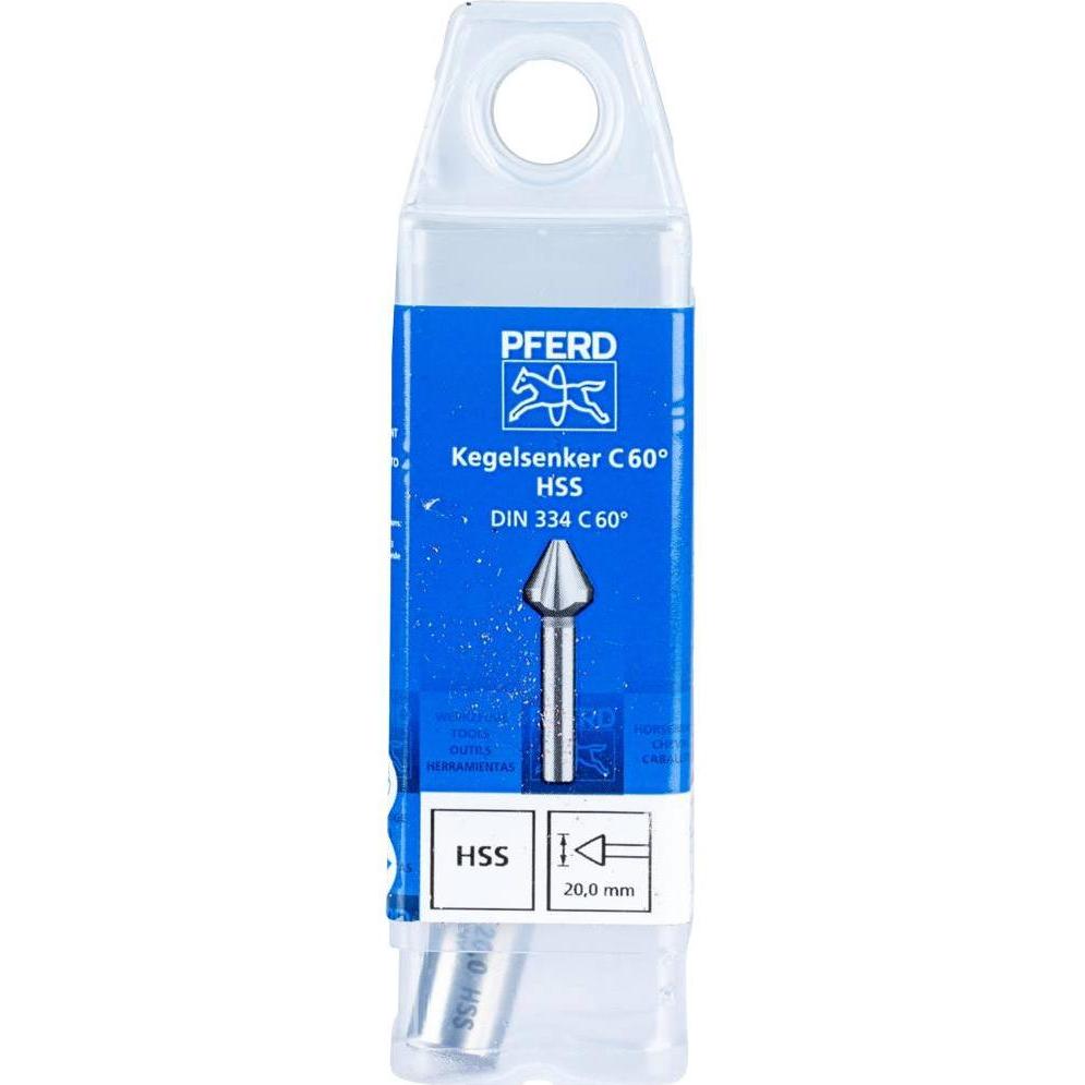 Thumbnail - Pferd, Bohrereinsatz, Kegelsenker HSS DIN 334 C60° 20 mm (bis 20 Millimeter)
