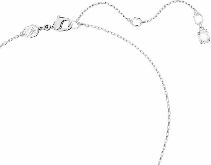 Immagine prodotto Swarovski Dextera Collana Intrecciata a Cerchio Bianca (Metallo Swarovski, 38 - 45 cm)