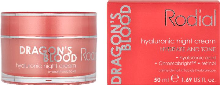 Actual product image Rodial Dragon's Blood Hyaluronic Night Cream (50 ml, Night cream)