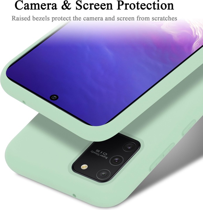 Immagine prodotto Cadorabo Copertura della cassa del silicone liquido TPU (Samsung Galaxy A91, Samsung Galaxy S10 Lite)