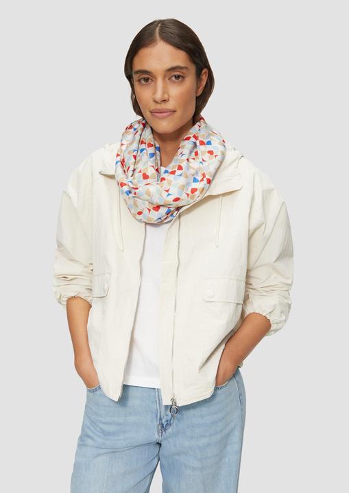 Produktbild S.Oliver Snood Lässiger Loop Schal aus Viskose mit All-over-Print