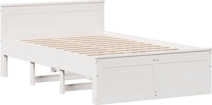 Produktbild vidaXL Bett mit Regal (135 x 190 cm)