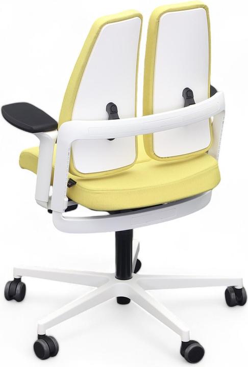 Produktbild Sitag Bürostuhl SitagXilium DuoBack swissmade ergonomisch mit 4D Armlehnen, Gelb, Neu (46 - 60 cm)