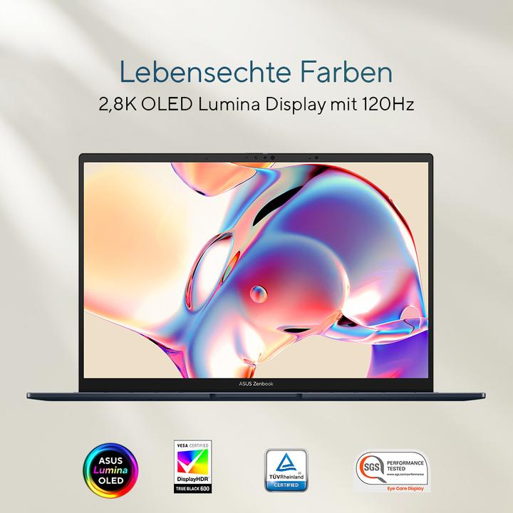 Produktbild ASUS Zenbook 14 OLED (14", Intel Core Ultra 9 185H, 32 GB, 1000 GB, CH)
