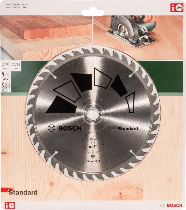 Productafbeelding Bosch Zubehör Cirkelzaagblad STANDAARD Toegang