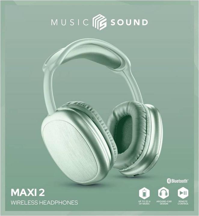 Produktbild Music Sound Btheadbmsmaxi2g (Keine Geräuschunterdrückung, 22 h, Kabellos)