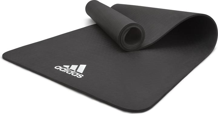 adidas Fitness- en yogamat, 8 mm, zwart (8 mm)