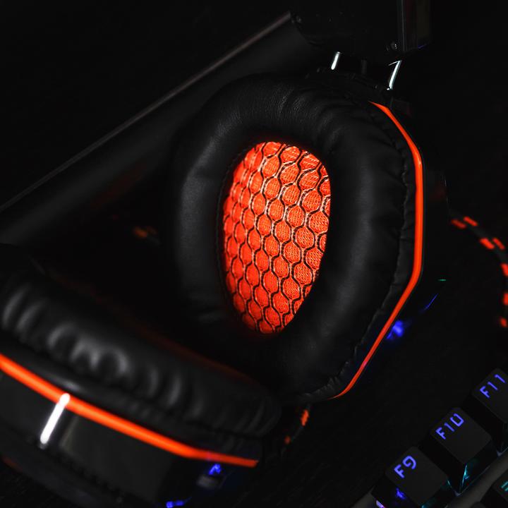 Produktbild Canyon Gaming Headset mit 3,5 mm Anschluss mit Mikrofon und Lautstärkeregler, Kabel 2 m, Schwarz CND (Kabelgebunden)