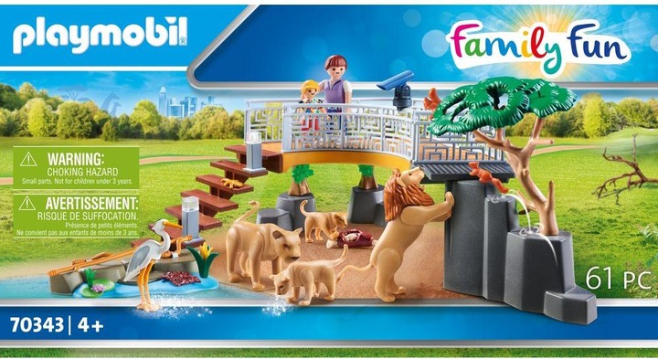 Produktbild Playmobil Löwen im Freigehege (70343, Playmobil Family Fun)