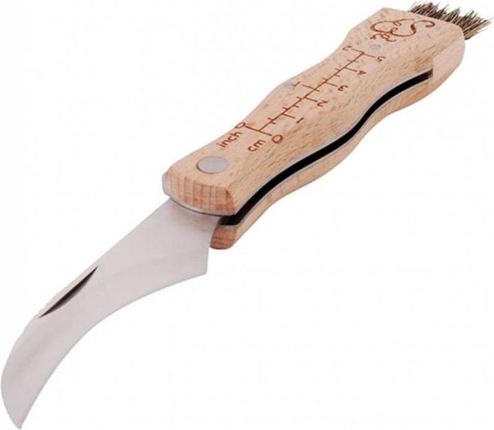Esschert Design Pilzmesser mit Pinsel
