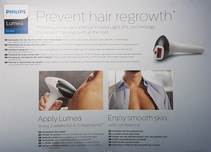 Actual product image Philips Lumea for Men