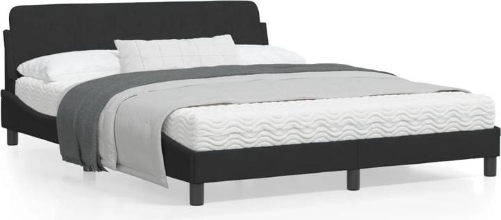 Actual product image VidaXL Bed frame with velvet headboard (160 x 200 cm)