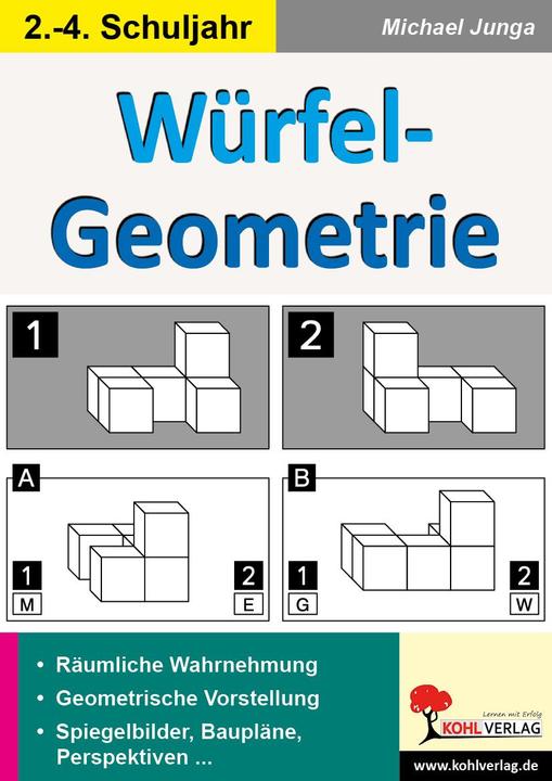 Produktbild Würfel-Geometrie (Deutsch, Michael Junga, 2018)