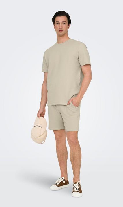 Actual product image Only & Sons Onskian Life Reg Seersucker Ss Tee (L)