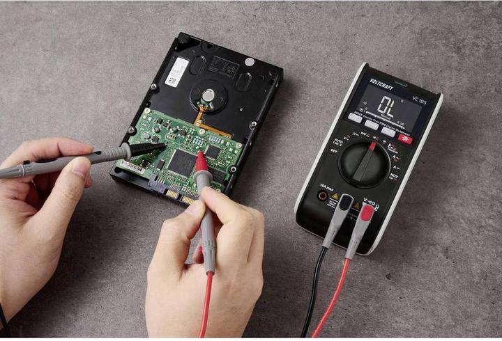 Actual product image Voltcraft VC195 Hand-held multimeter digital CAT III 600 V display Counts 60000 (VC-17059815) (CAT III 600V)