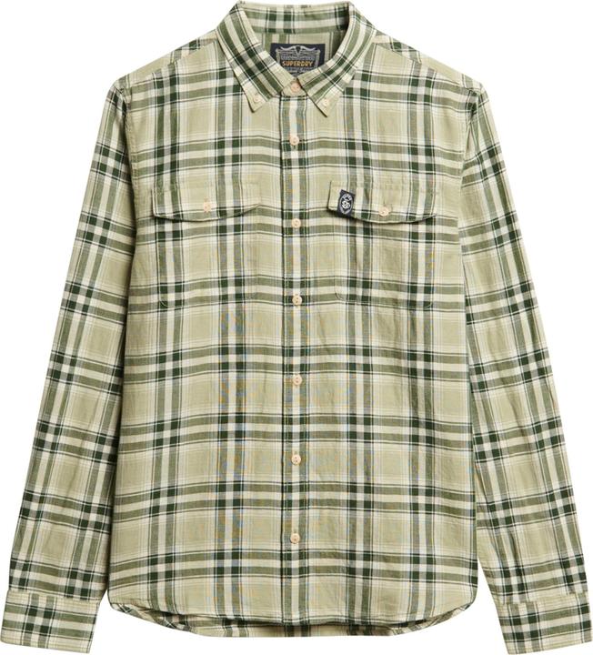 Superdry The Merchant Store – Karohemd aus Leinen (XL)