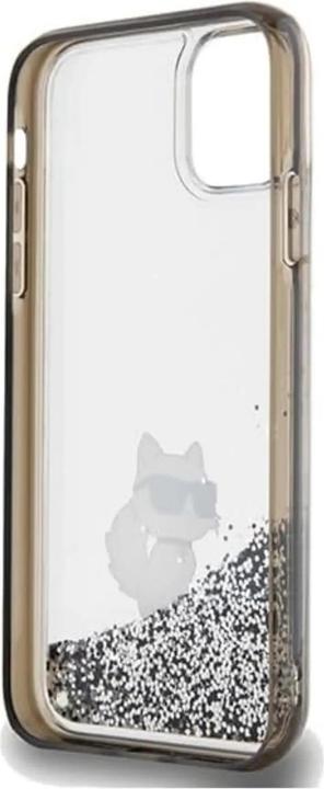 Produktbild Karl Lagerfeld KLHCN61LKCNSK iPhone 11 / Xr 6.1" transparent hardcase Liquid Glitter Choupette (Apple iPhone 11, Apple iPhone XR)