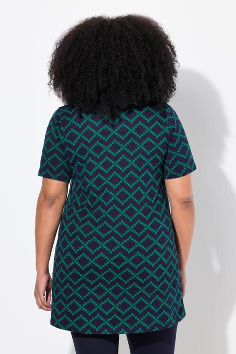 Actual product image Ulla Popken Strappy Short Sleeve Knit Tunic (56)