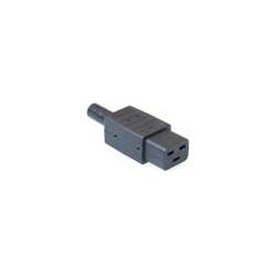 Thumbnail - Intronics C19 Power Connector Female, Elektronikkabel + Stecker, Schwarz