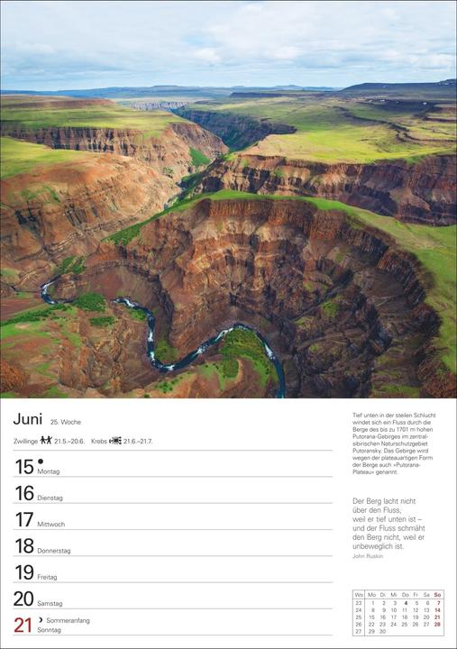 Produktbild Harenberg Wunder der Natur Wochenplaner 2026 - 53 faszinierende Fotografien