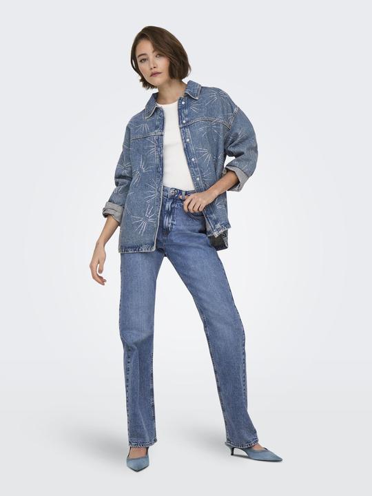 Produktbild Only ONLBILLIE Hohe Taille Gerade geschnitten Jeans Straight-Fit jeans (W33/L32)